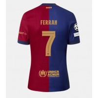 Koszulka piłkarska Barcelona Ferran Torres #7 Strój Domowy 2024-25 tanio Krótki Rękaw